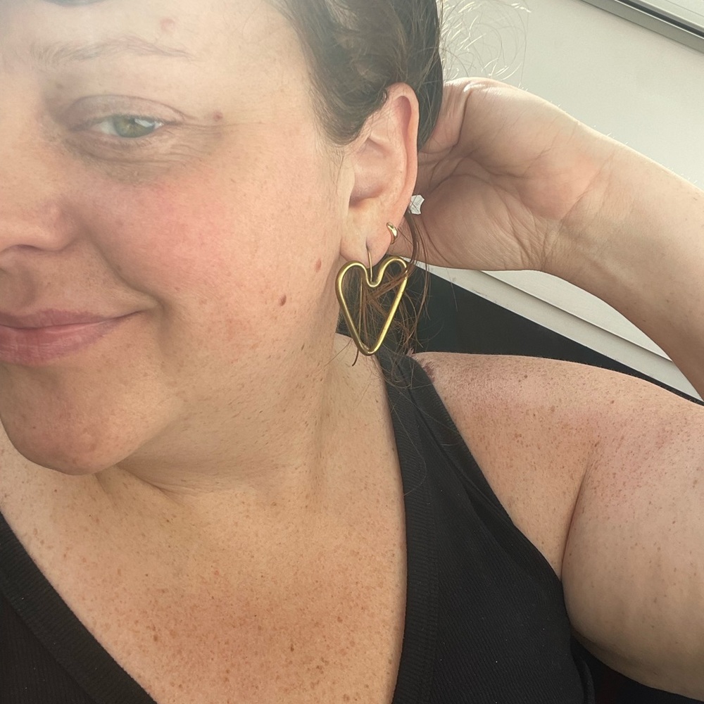 Noonday Collection Heart Earrings